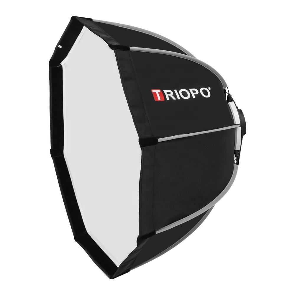 Softbox bát giác thao tác nhanh Triopo K2-55 Không Lưới ngàm Bowen